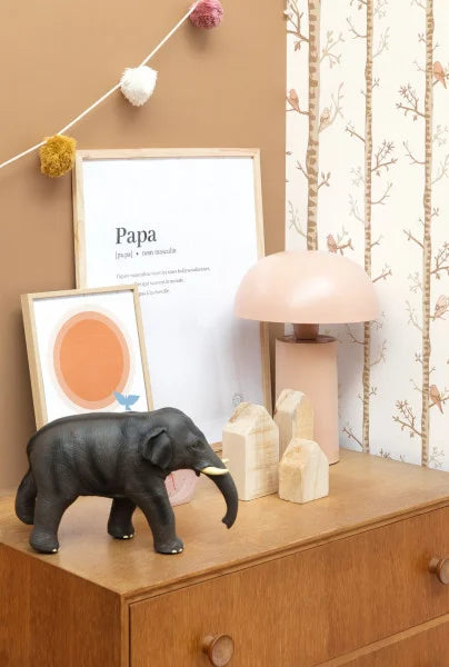 PAPIER PEINT ENFANT – OISEAUX VOLANTS ROSE