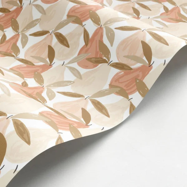 Papel pintado infantil - PEAR ROSA NUDE | Perfecta para la habitación de tus hijos | Il Mondo di Alex