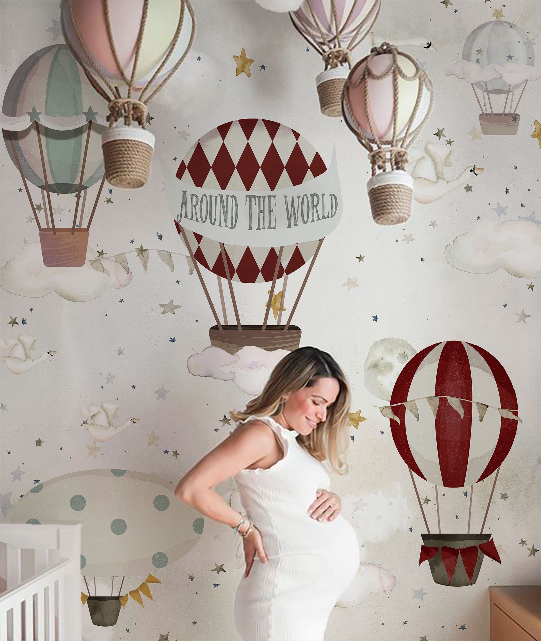 GLOBOS AROUND THE WORLD Mural de papel pintado - Il Mondo di Alex
