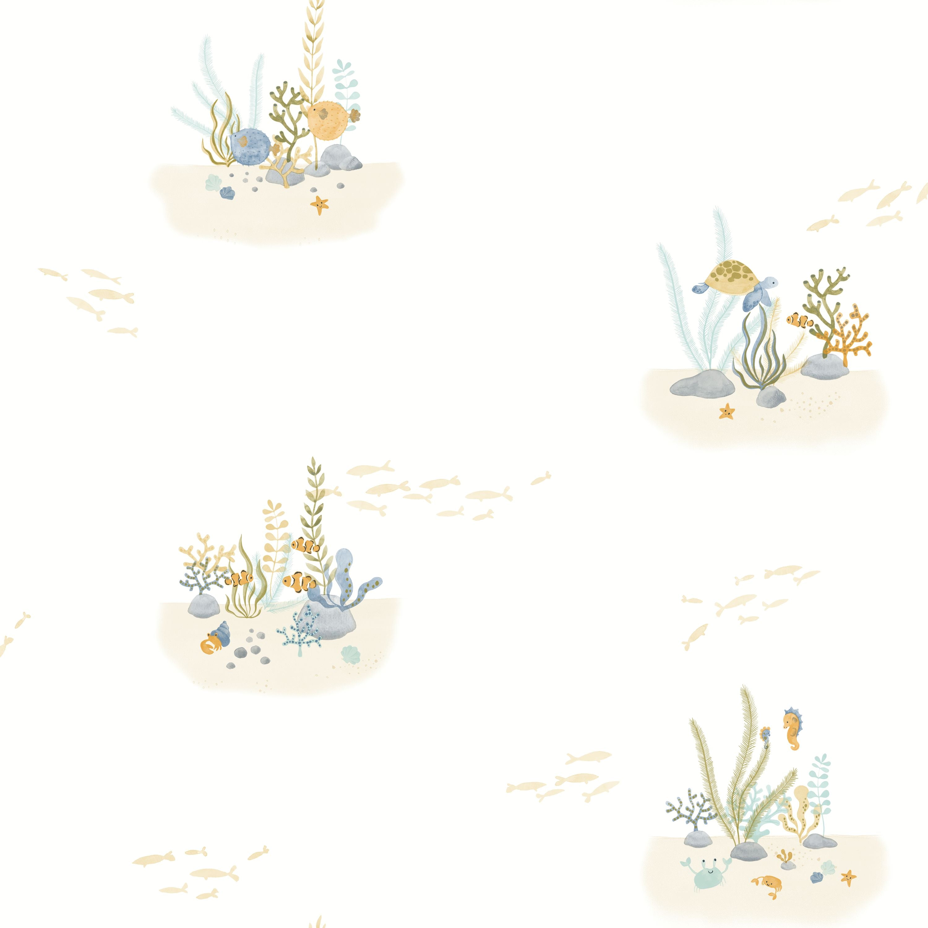 Papel pintado infantil - CORAL REEF