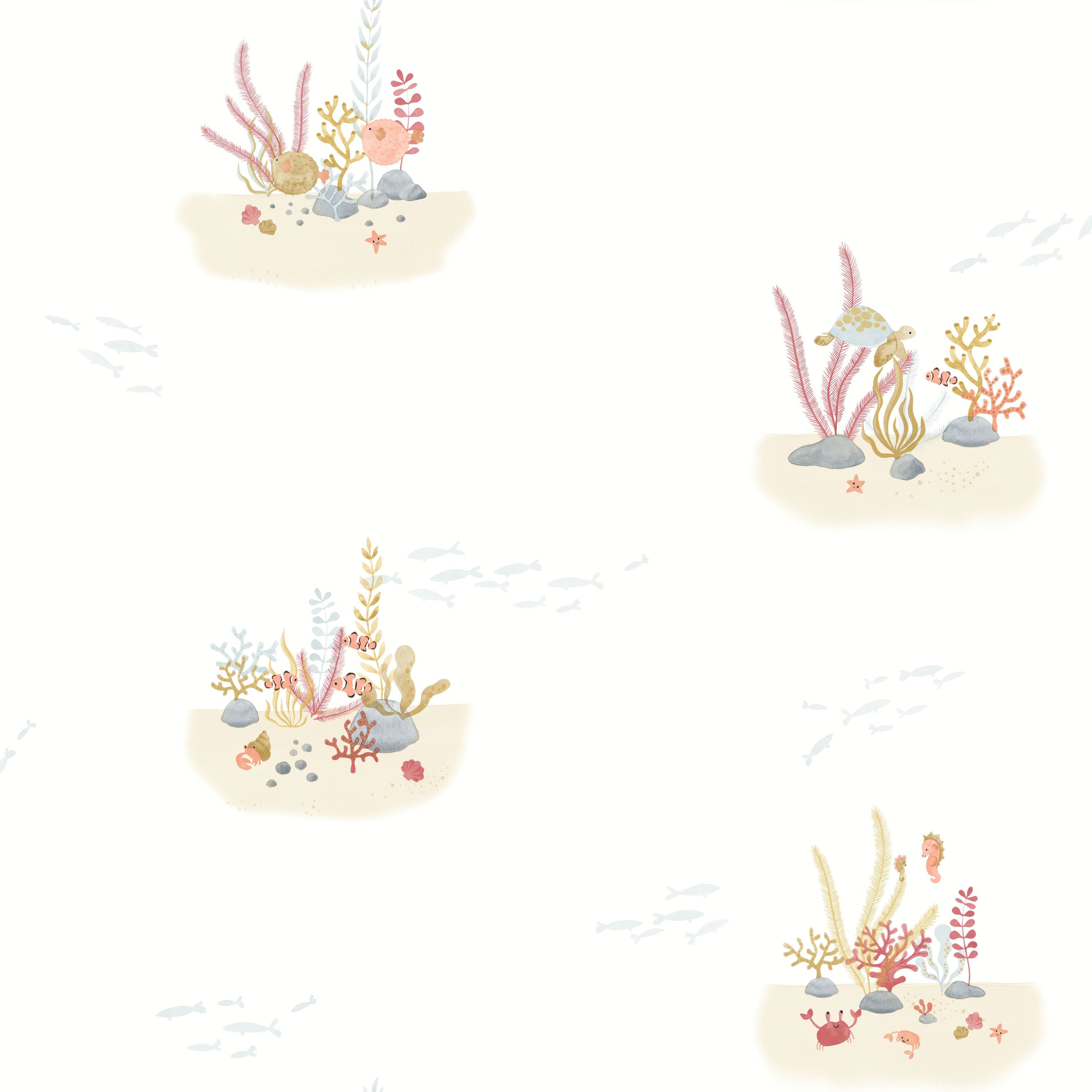 Papel pintado infantil - CORAL REEF