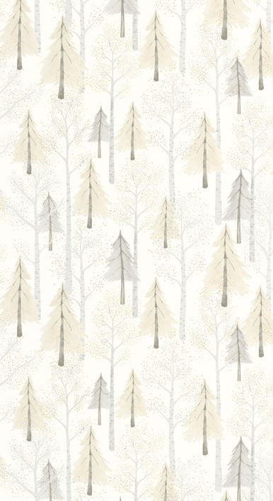 Papel pintado infantil - PASEO POR EL BOSQUE NATURAL | Perfecta para la habitación de tus hijos | Il Mondo di Alex
