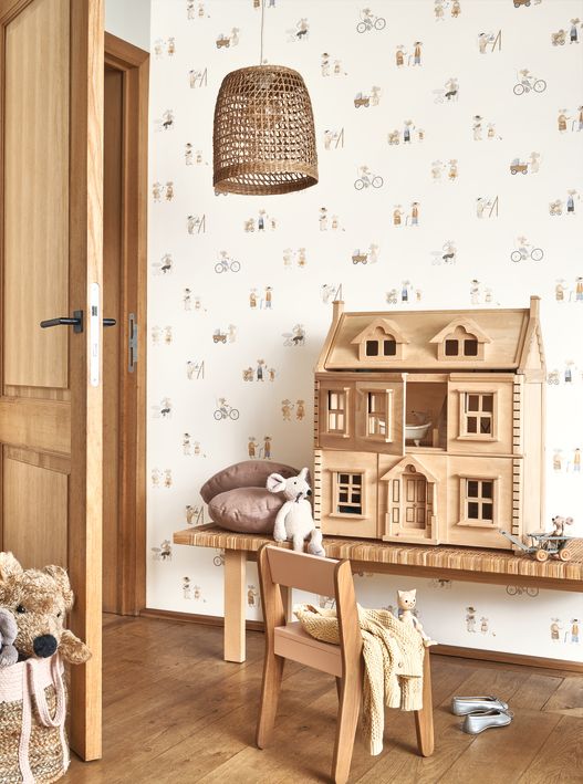 Papel pintado infantil - VILLAGE MICE