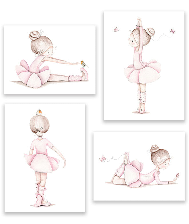 BAILARINAS DANCE Pack de cuadros infantiles