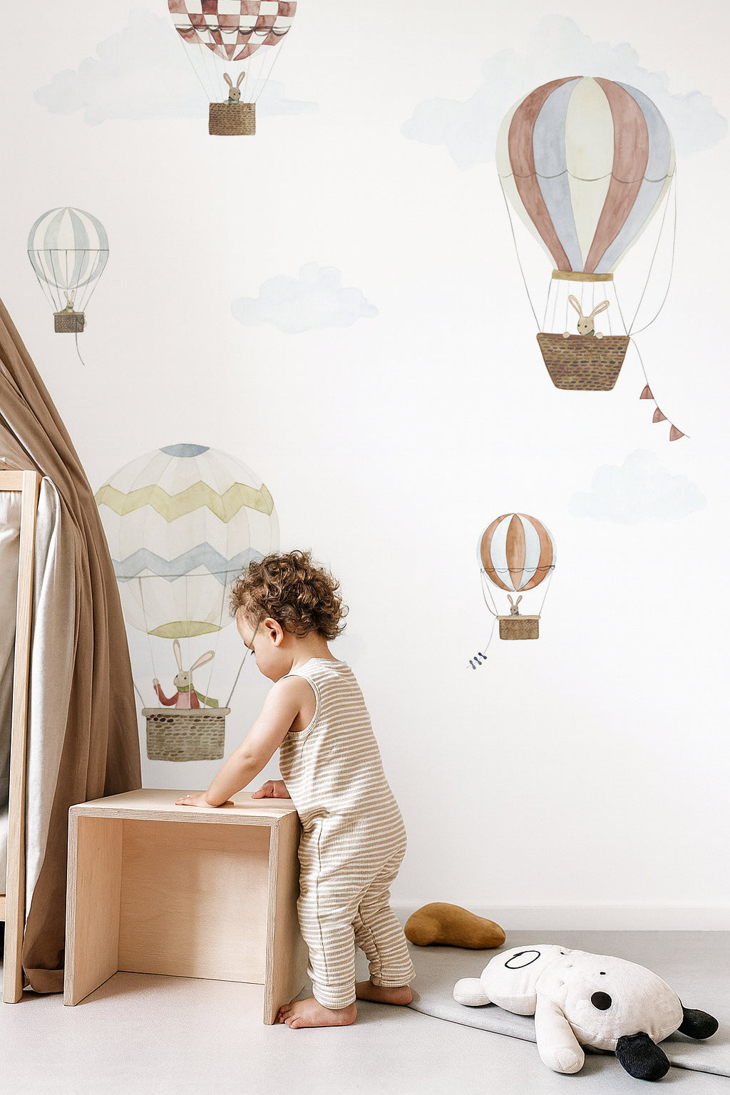 Mural infantil Panorámico - TRAVEL AROUND THE WORLD