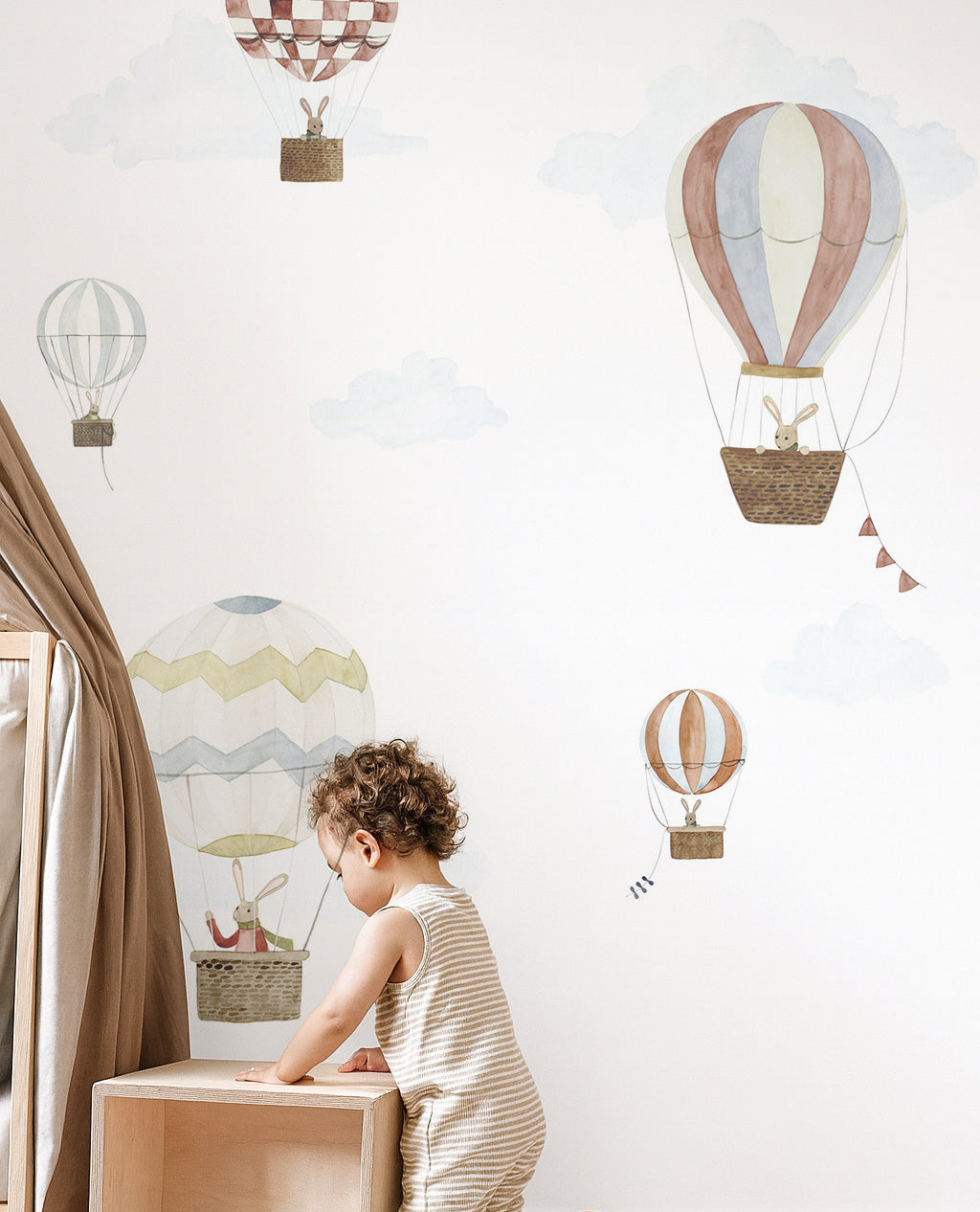 Mural infantil Panorámico - TRAVEL AROUND THE WORLD