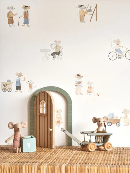 Papel pintado infantil - VILLAGE MICE