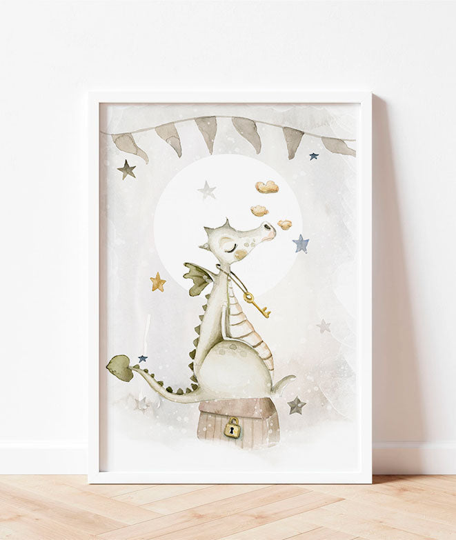 Cuadro infantil DRAGÓN I