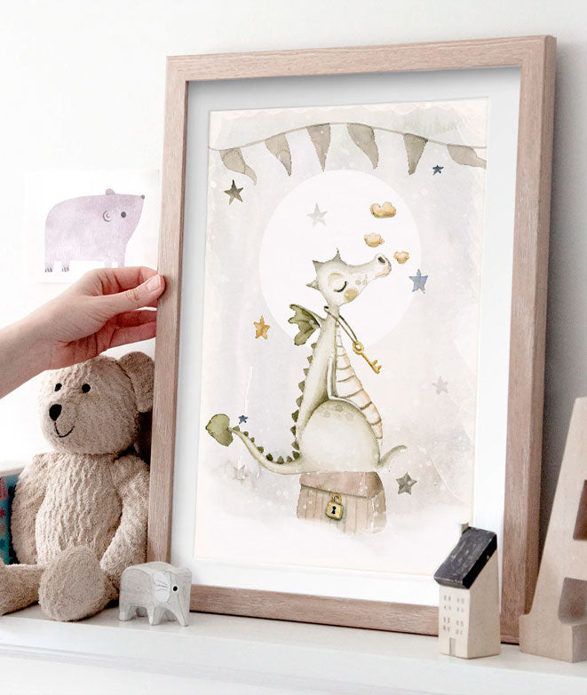 Cuadro infantil DRAGÓN I