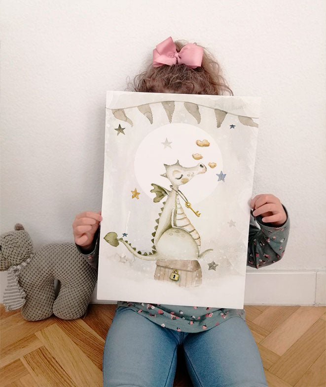 Cuadro infantil DRAGÓN I
