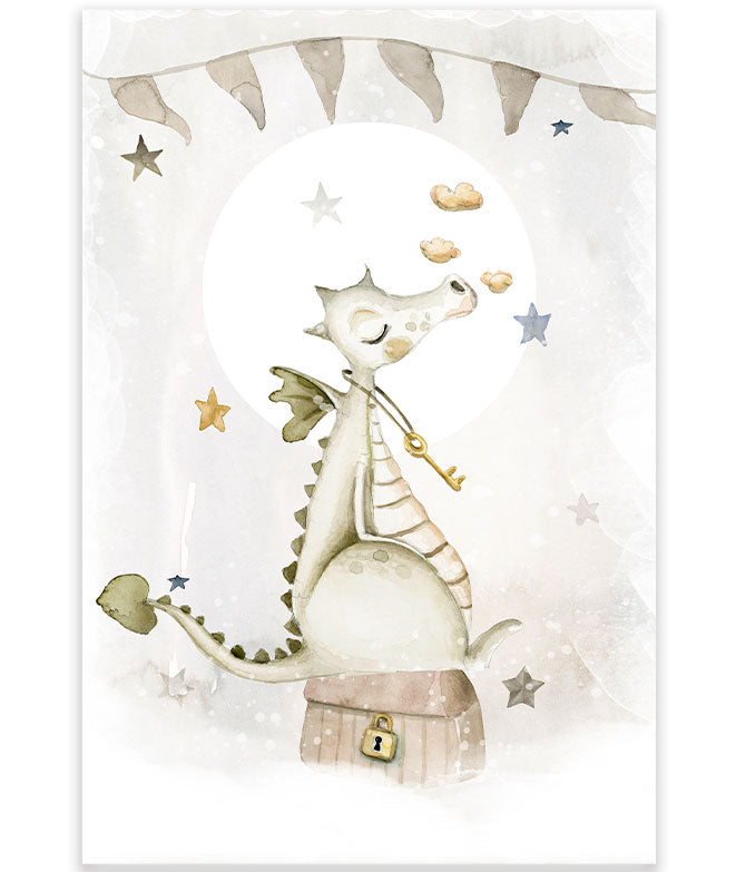 Cuadro infantil DRAGÓN I