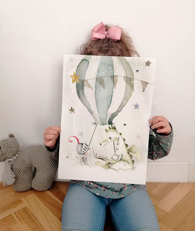 Cuadro infantil DRAGÓN II