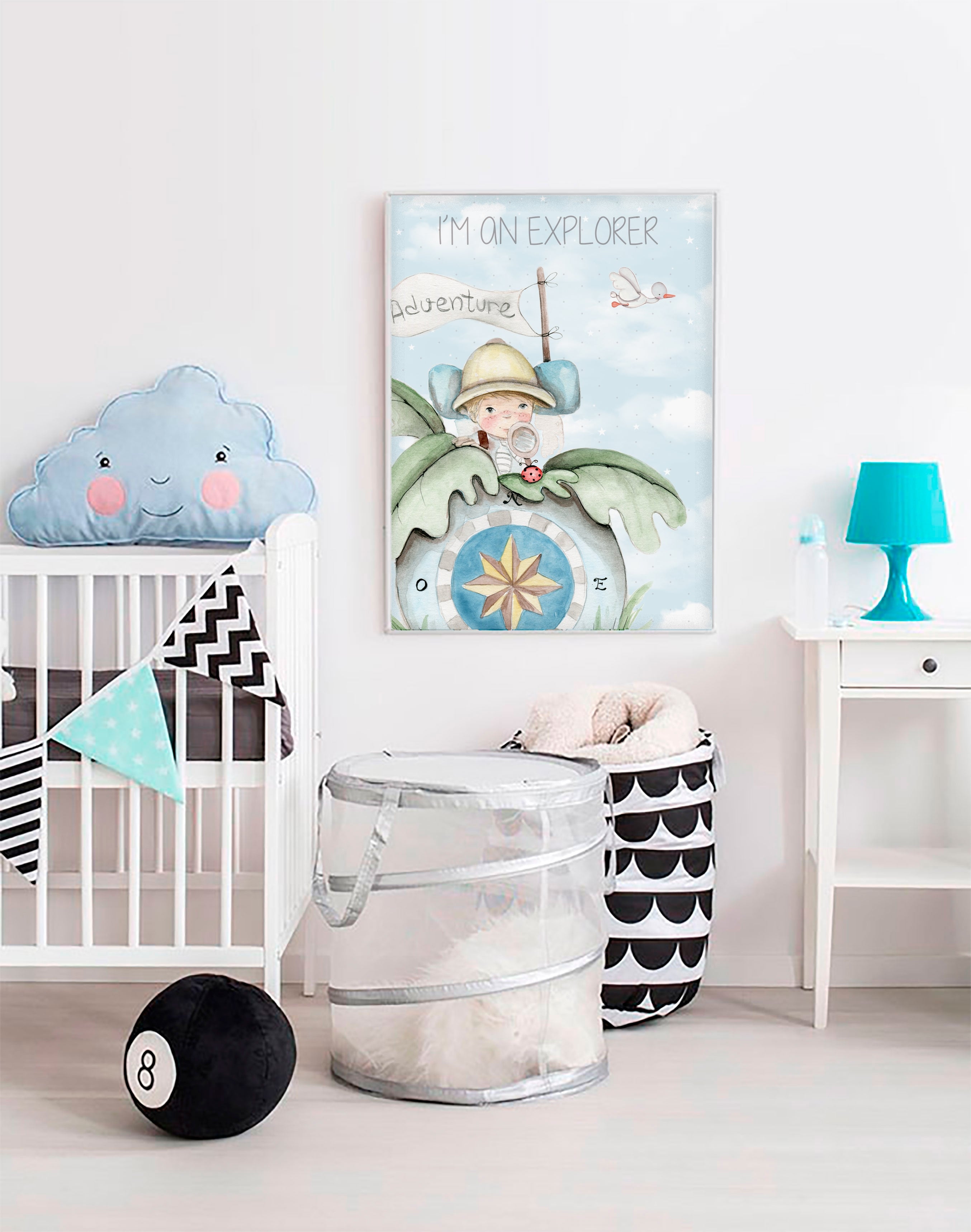 Cuadro infantil EXPLORADOR