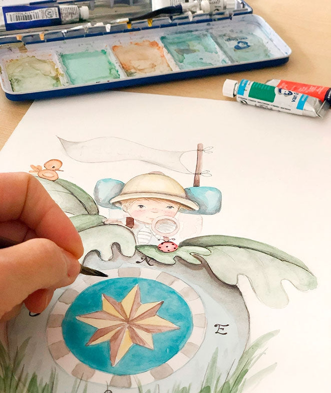 Cuadro infantil EXPLORADOR