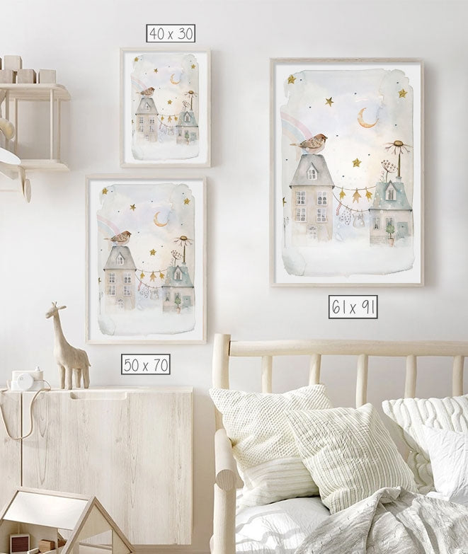 Cuadro infantil FANTASY STREET I