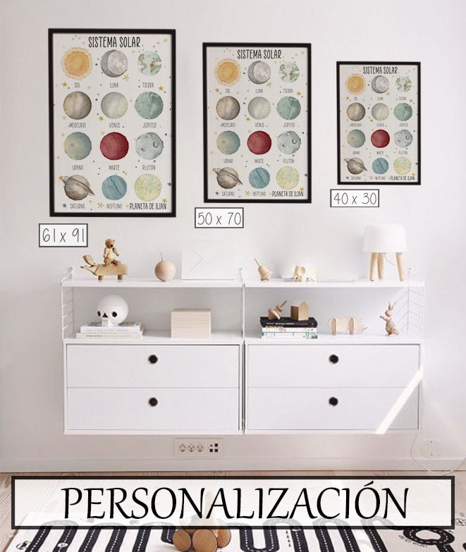 Cuadro infantil SISTEMA SOLAR