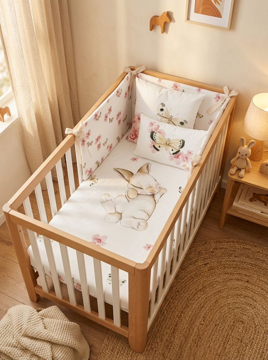 WHITE BUNNY Duvet Cover