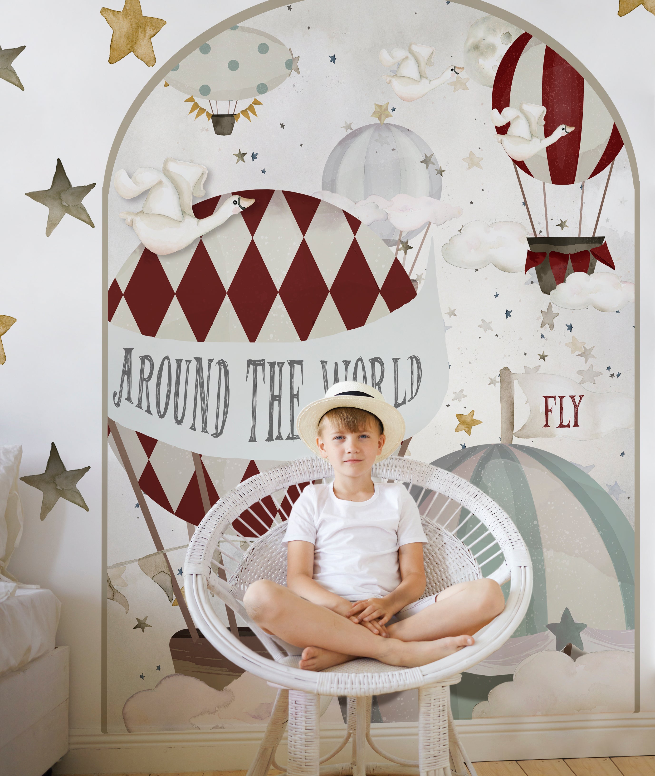 GLOBOS I Arco adhesivo infantil