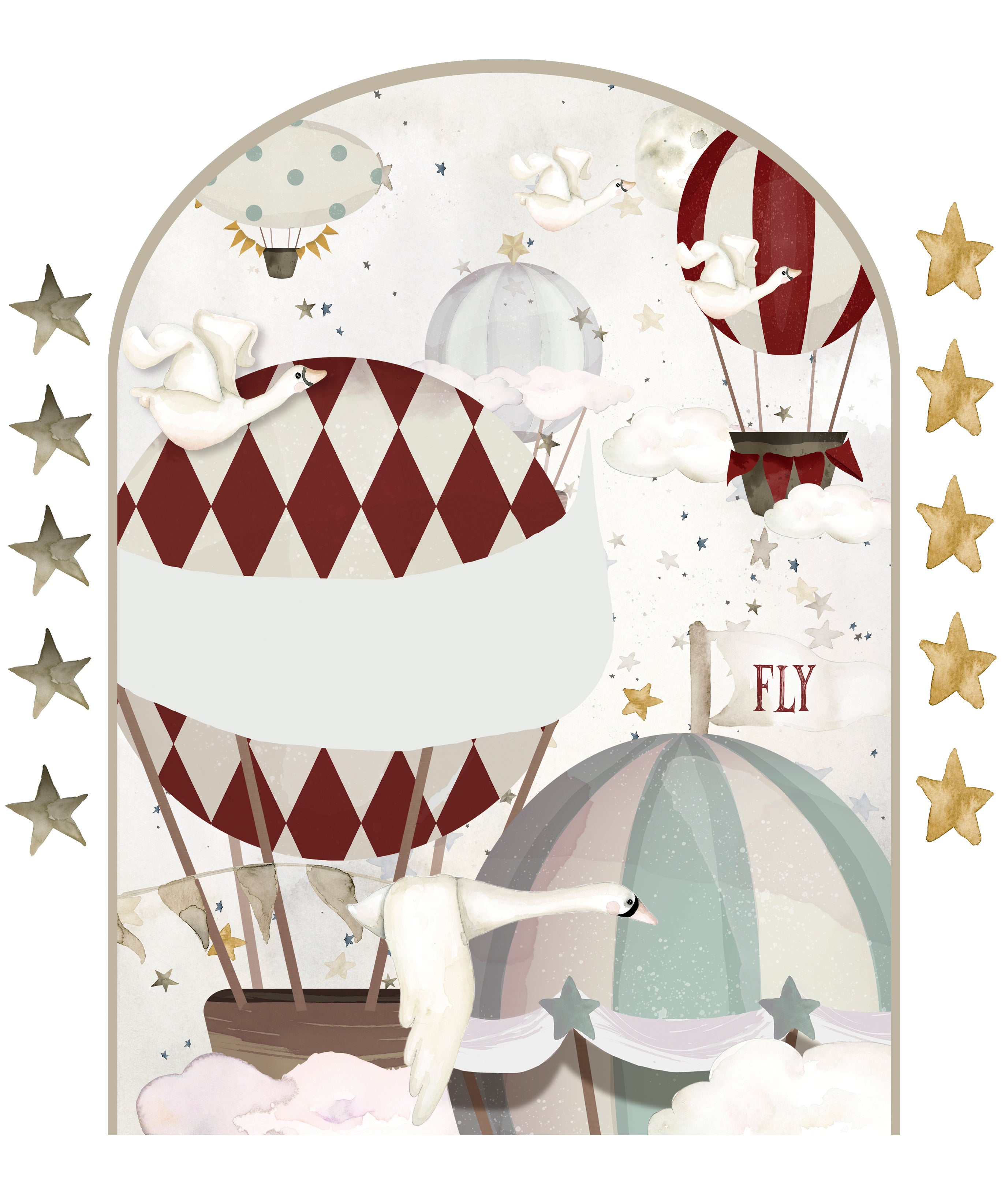 GLOBOS I Arco adhesivo infantil