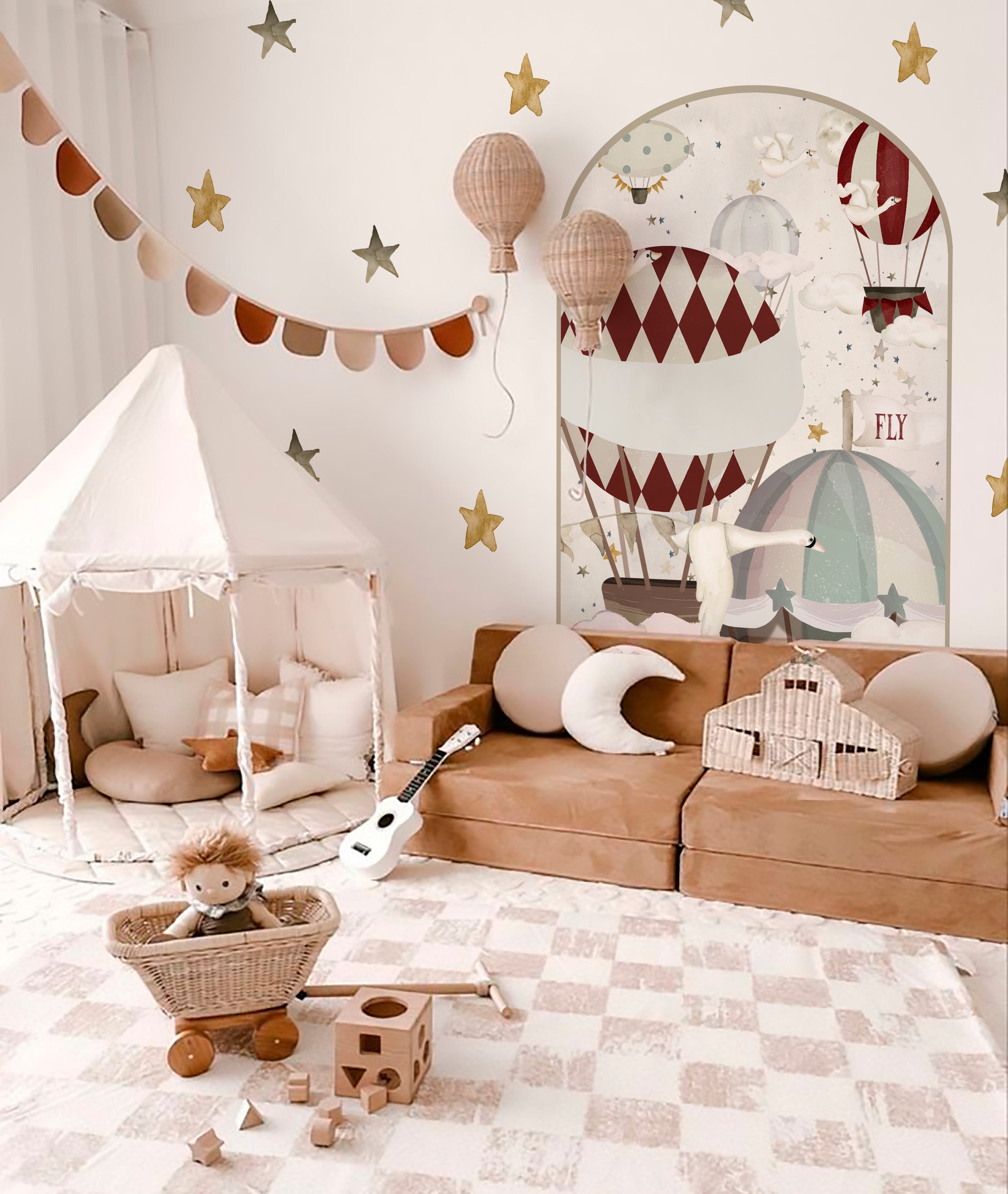 GLOBOS I Arco adhesivo infantil