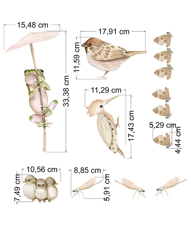 ANIMALITOS BOSQUE Pack vinilo