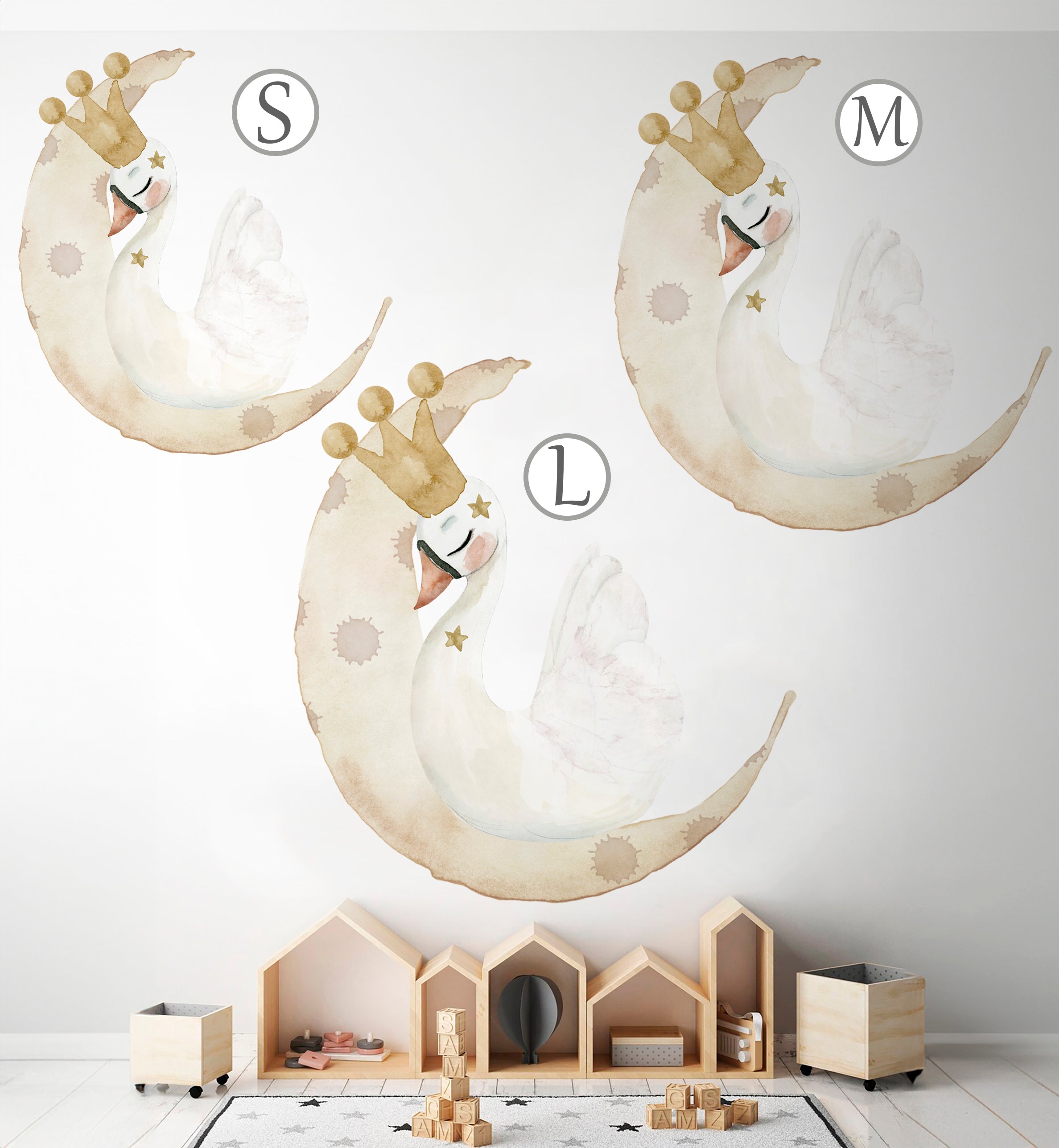 CISNE Vinilo infantil personalizable