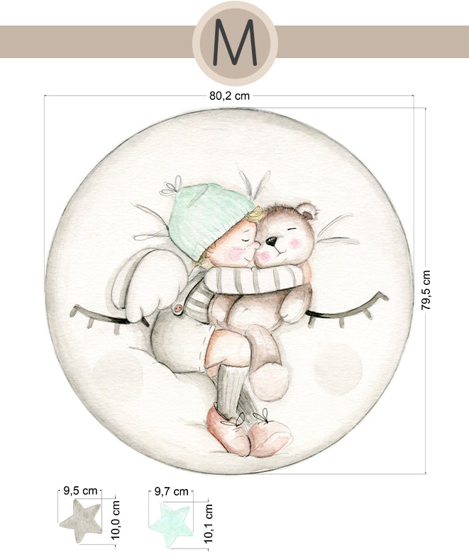 DREAMS LUNA MINT Vinilo infantil