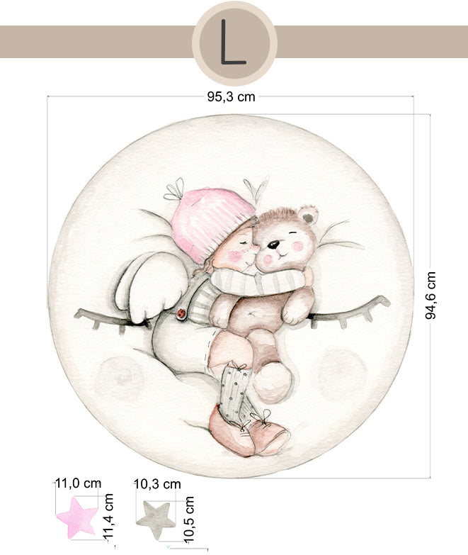 DREAMS LUNA ROSA Vinilo infantil