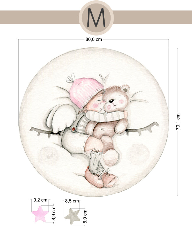 DREAMS LUNA ROSA Vinilo infantil