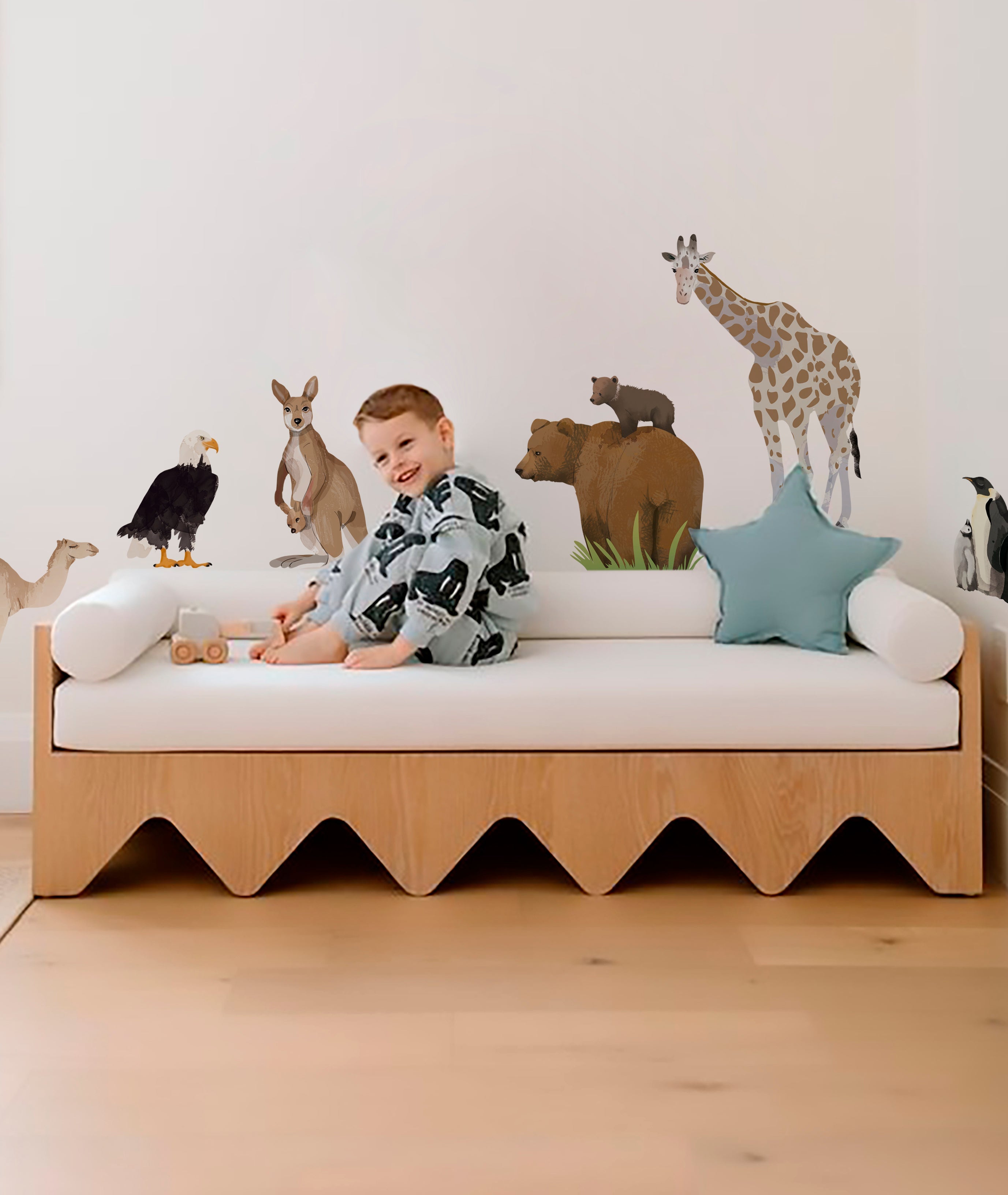 ANIMALES MAPA MUNDI Pack vinilo