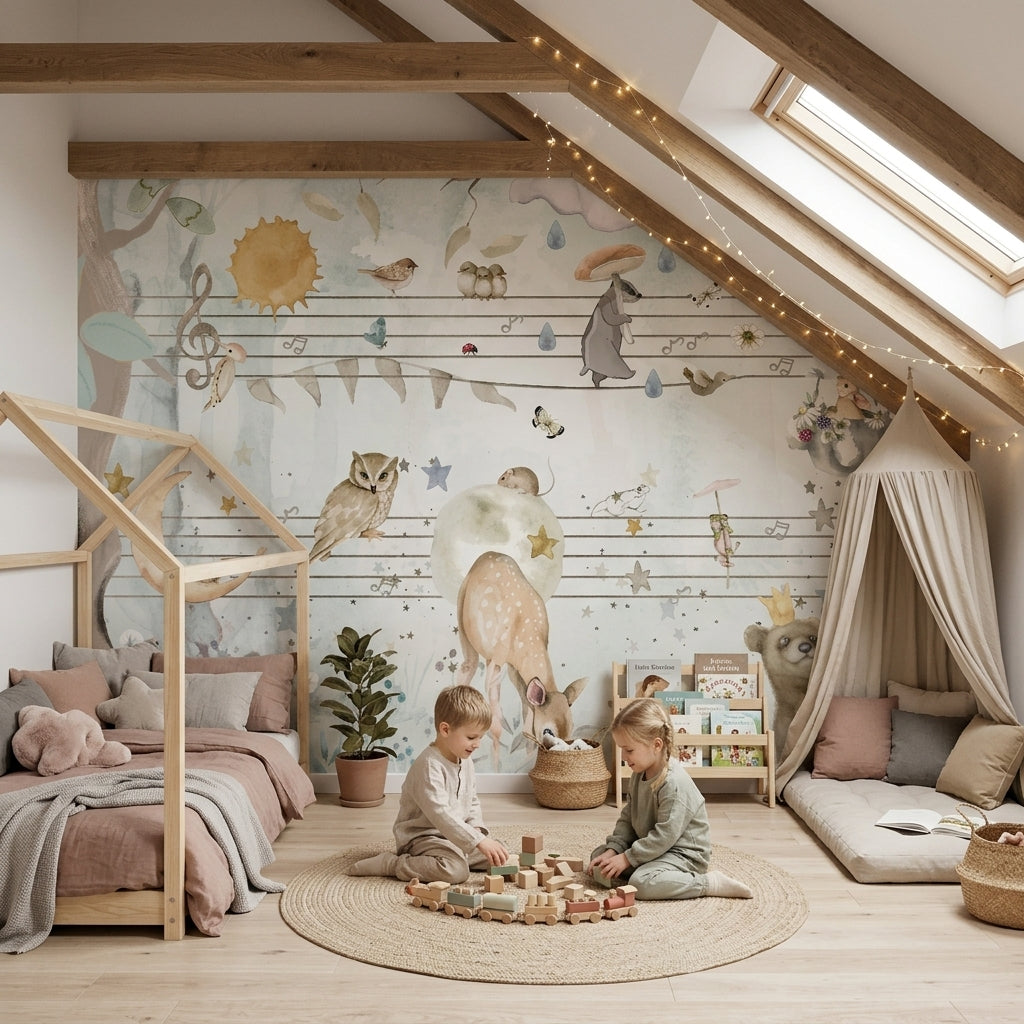 THE MAGIC OF THE FOREST Wallpaper mural