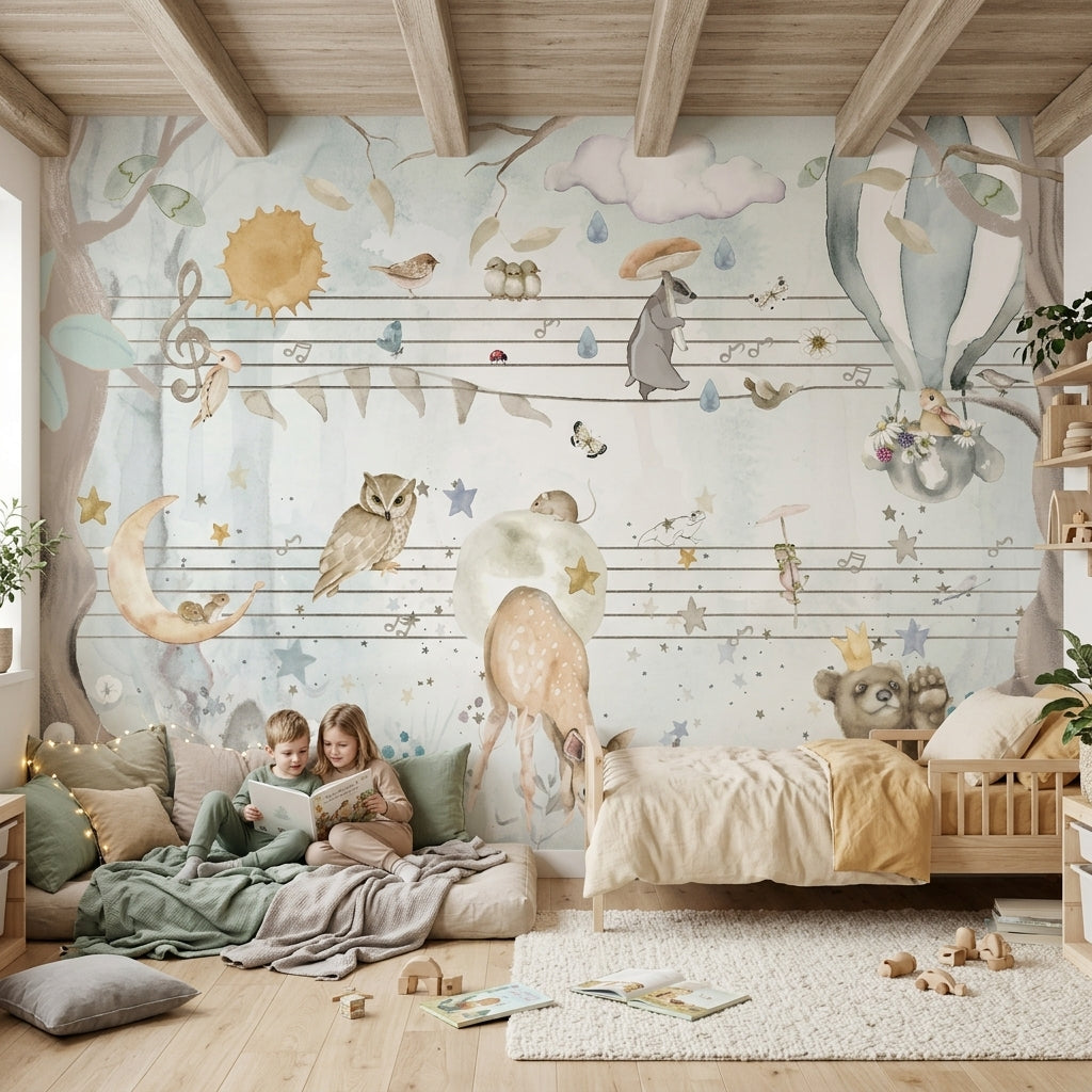 THE MAGIC OF THE FOREST Wallpaper mural