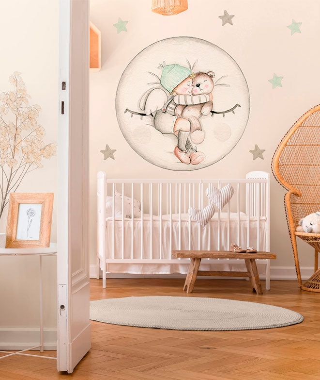DREAMS LUNA MINT Vinilo infantil