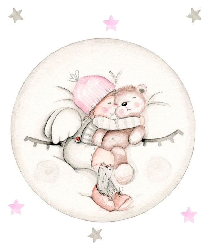 DREAMS LUNA ROSA Vinilo infantil