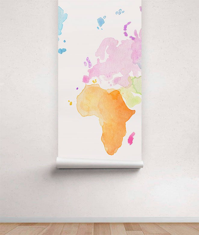 MAPA MUNDI COLOURS III Mural de papel pintado