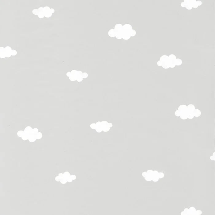 Papel pintado infantil - Nubes gris | Perfecta para la habitación de tus hijos | Il Mondo di Alex