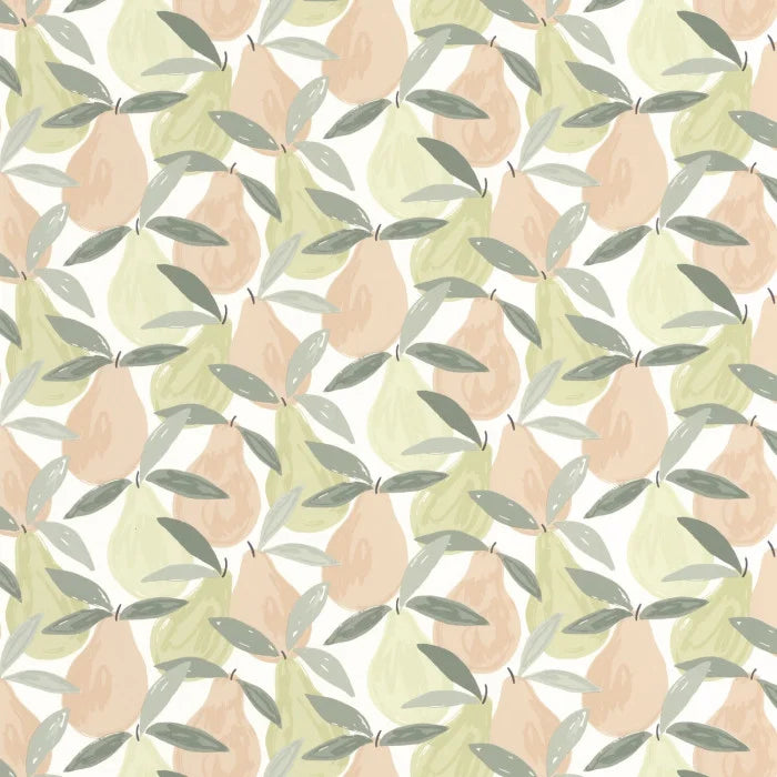 Papel pintado infantil -  PEAR VERDE | Perfecta para la habitación de tus hijos | Il Mondo di Alex