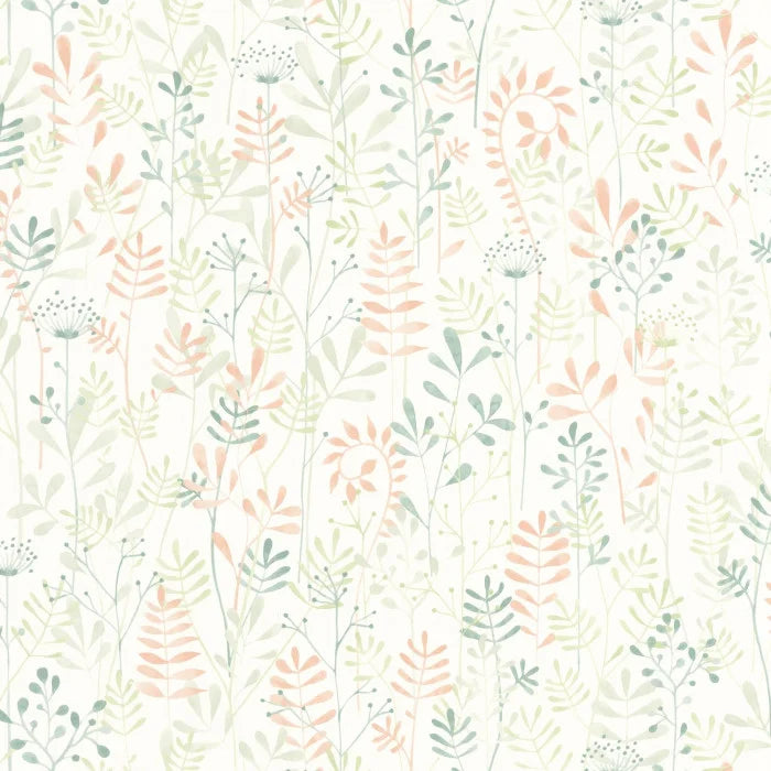 Papel pintado infantil -  WILD GARDEN VERDE | Perfecta para la habitación de tus hijos | Il Mondo di Alex