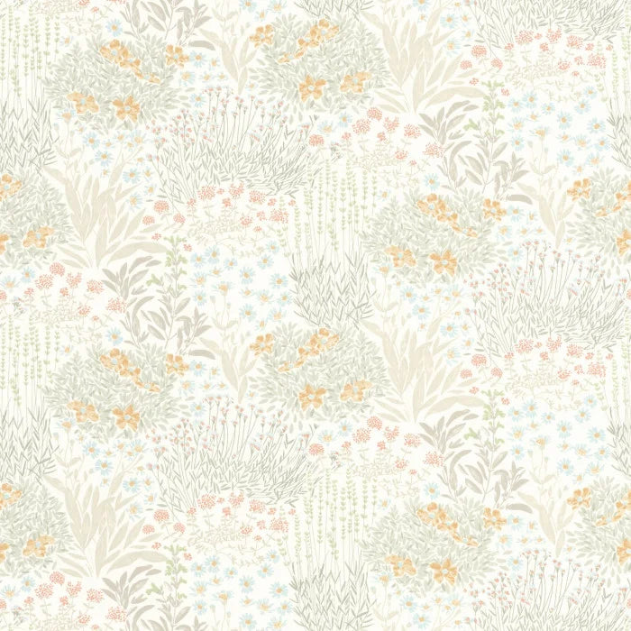 Papel pintado infantil -  ARBOLEDA FLORAL VERDE | Perfecta para la habitación de tus hijos | Il Mondo di Alex