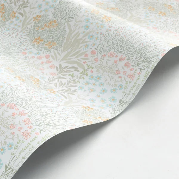 Papel pintado infantil -  ARBOLEDA FLORAL VERDE | Perfecta para la habitación de tus hijos | Il Mondo di Alex