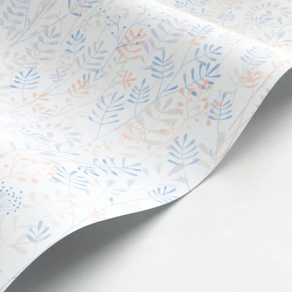 Papel pintado infantil -  WILD GARDEN AZUL | Perfecta para la habitación de tus hijos | Il Mondo di Alex