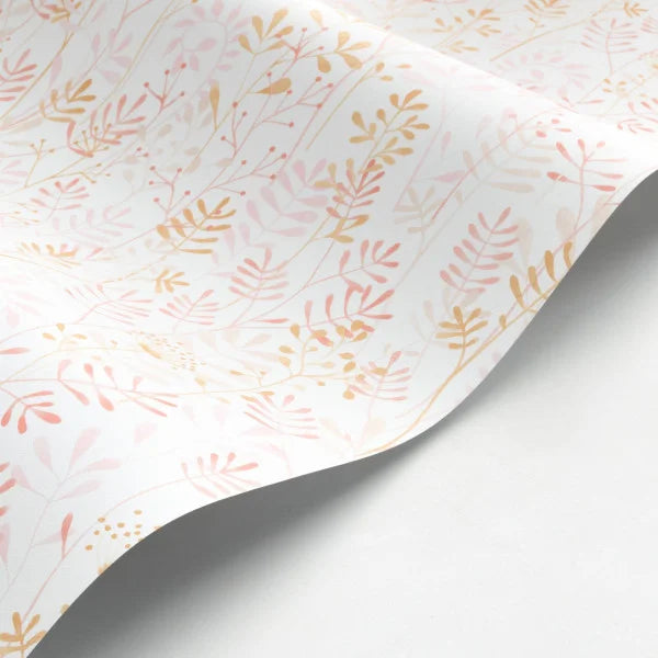 Papel pintado infantil -  WILD GARDEN ROSA NUDE | Perfecta para la habitación de tus hijos | Il Mondo di Alex