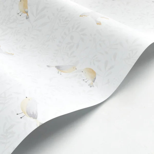 Papel pintado infantil -  PÁJAROS VOLANDO NATURAL | Perfecta para la habitación de tus hijos | Il Mondo di Alex