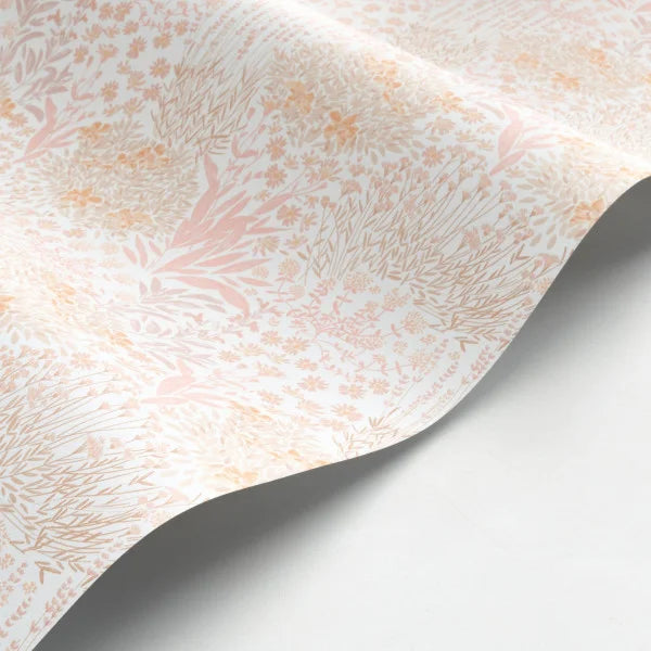 Papel pintado infantil -  ARBOLEDA FLORAL ROSA NUDE | Perfecta para la habitación de tus hijos | Il Mondo di Alex