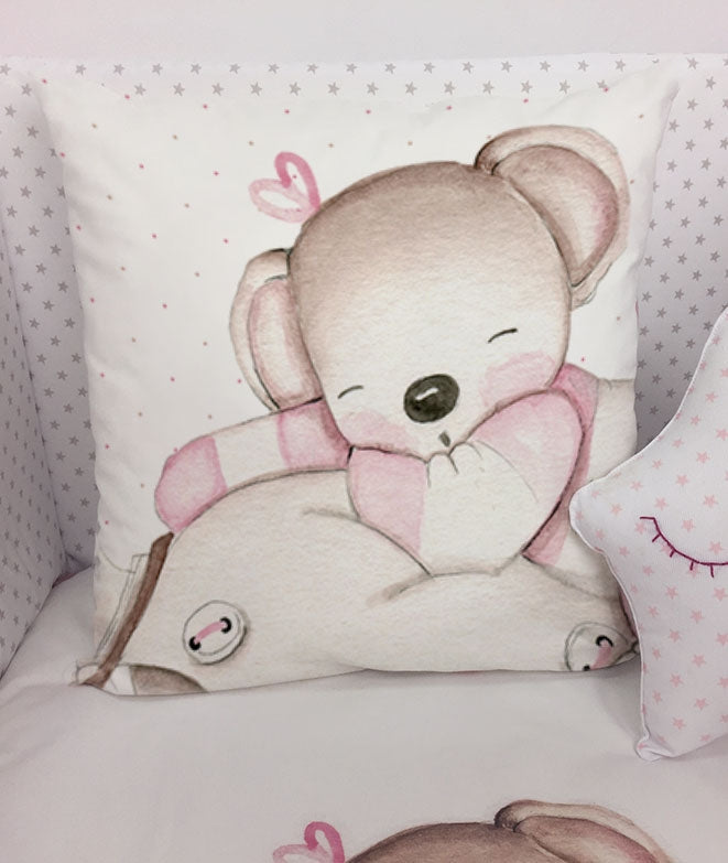 Cojín infantil personalizado RATITA SOBRE ALMOHADA III