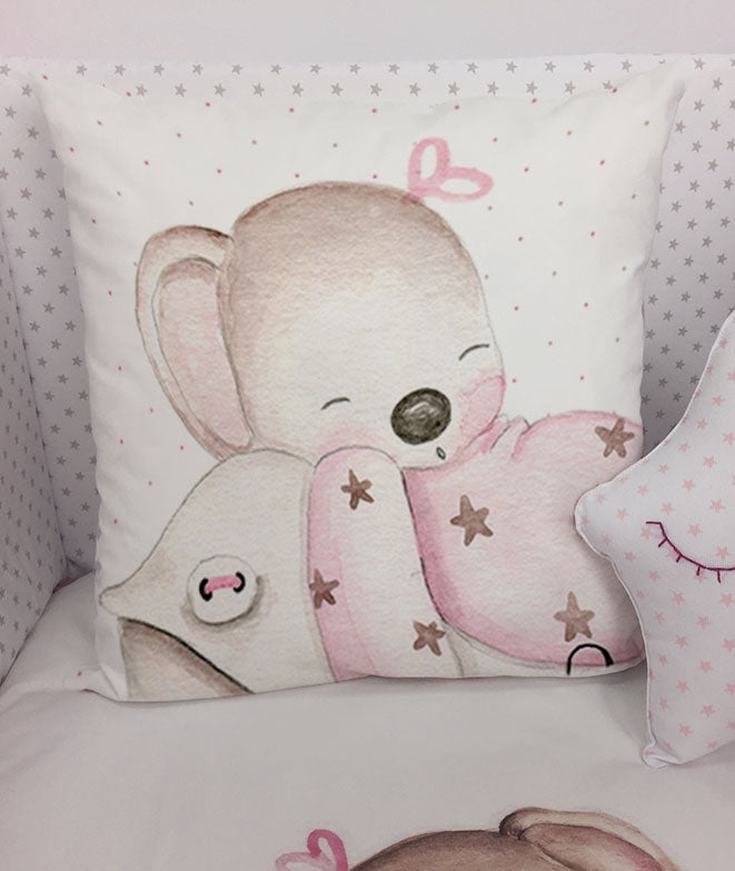 Cojín infantil personalizado RATITA SOBRE ALMOHADA I