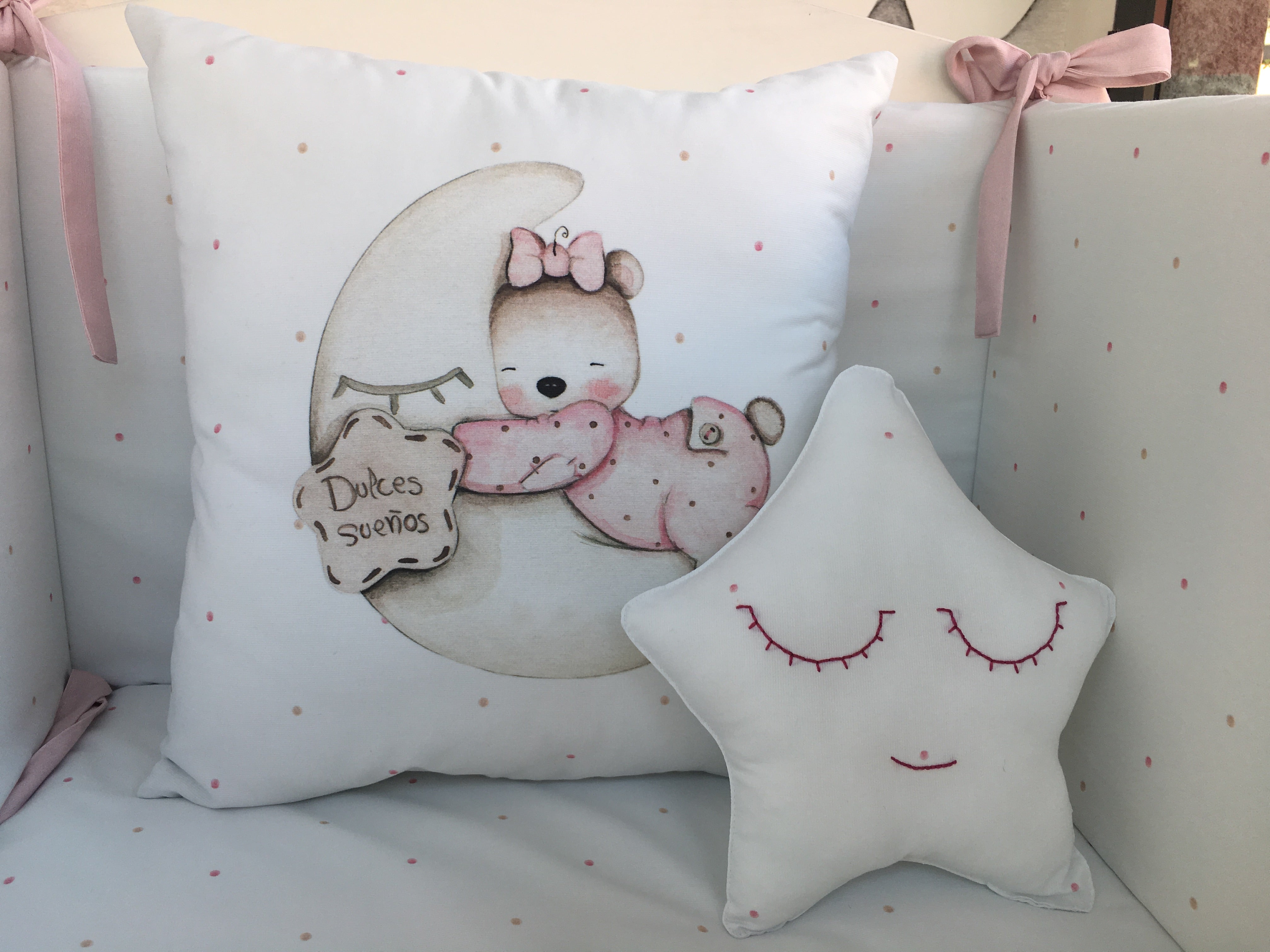 Cojín infantil personalizado OSITA DULCES SUEÑOS