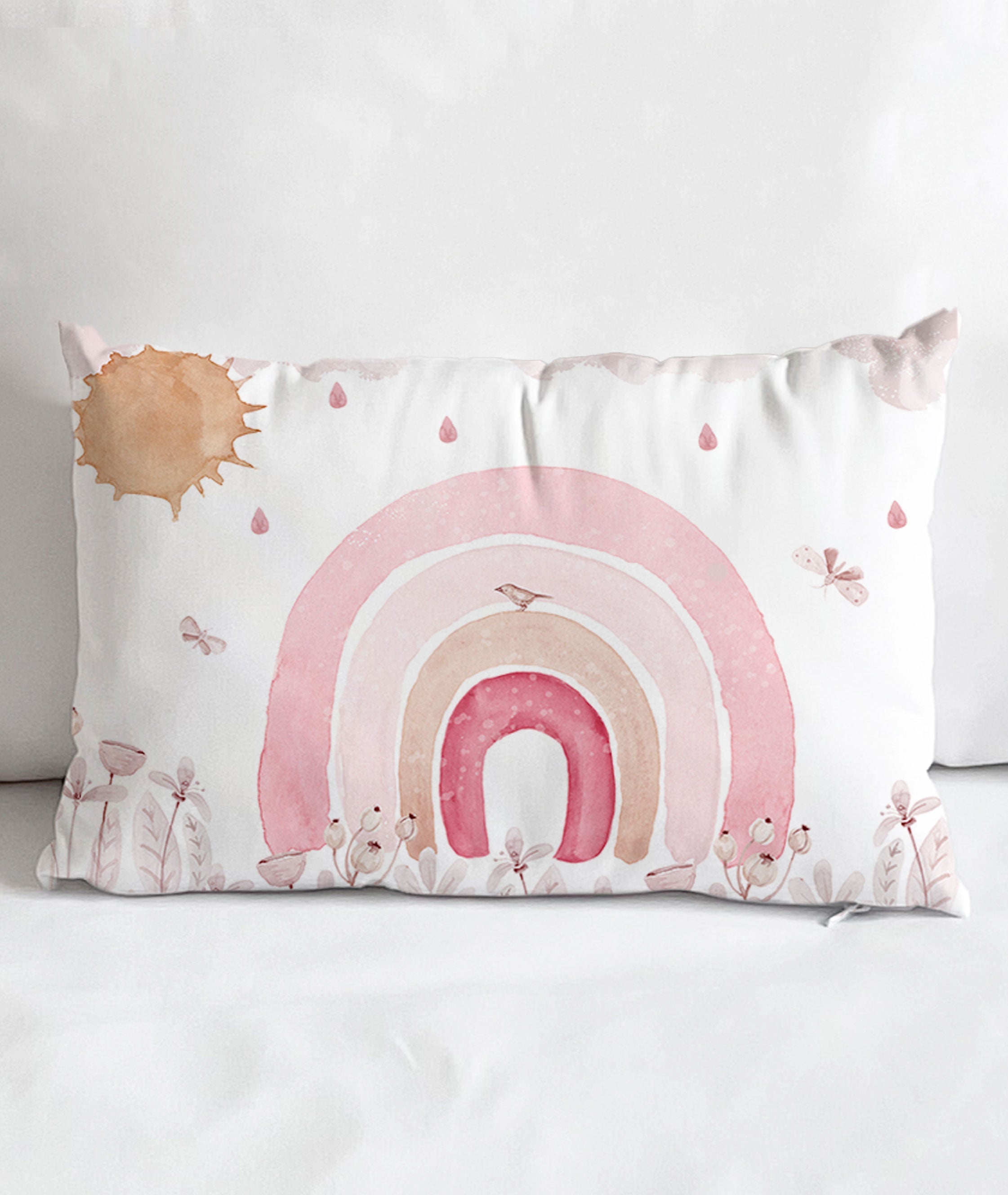 Cojín infantil ARCOÍRIS ROSA