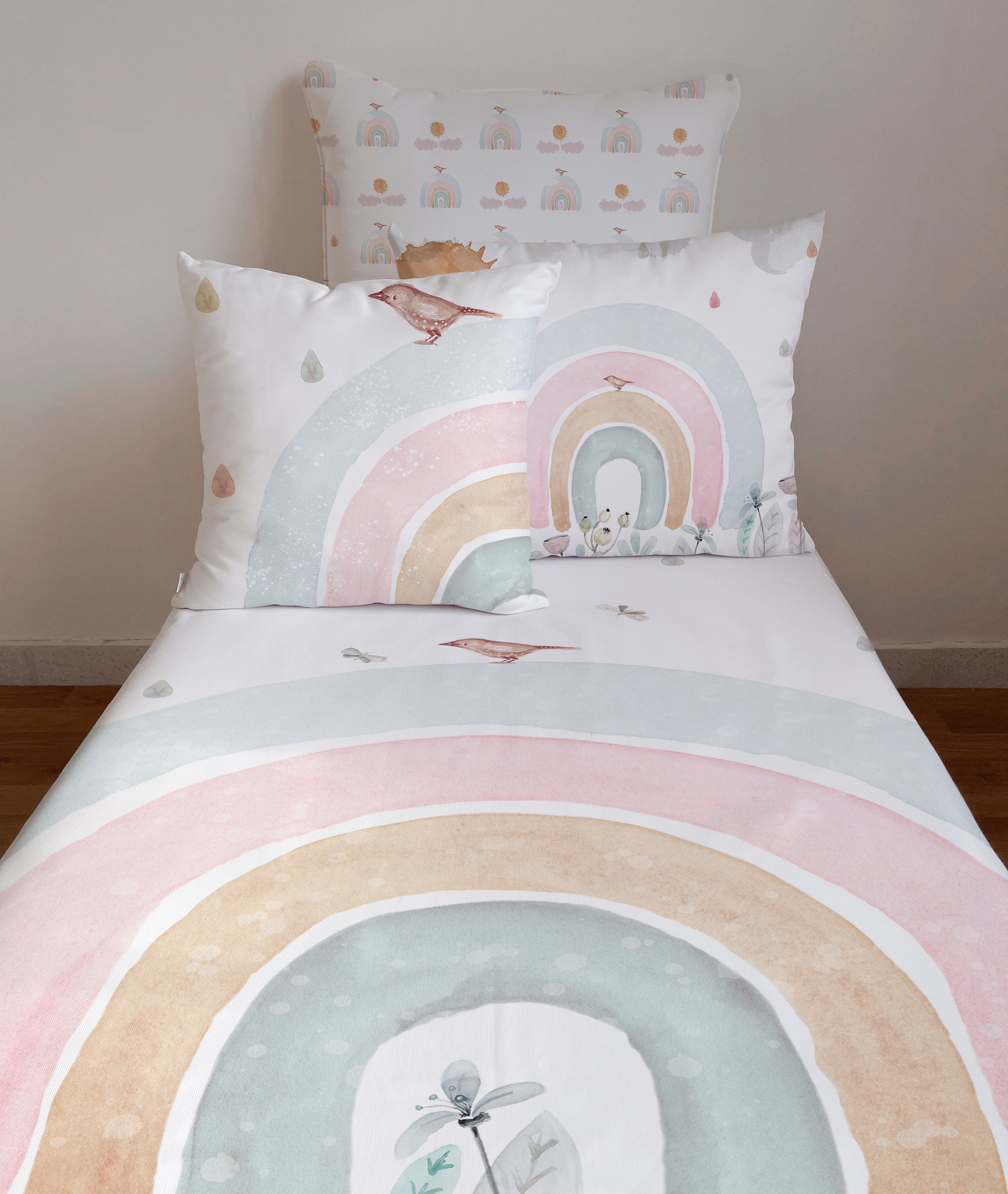 Arcoiris Amazon Funda Nordica Infantil Colchas Cama 105 Funda