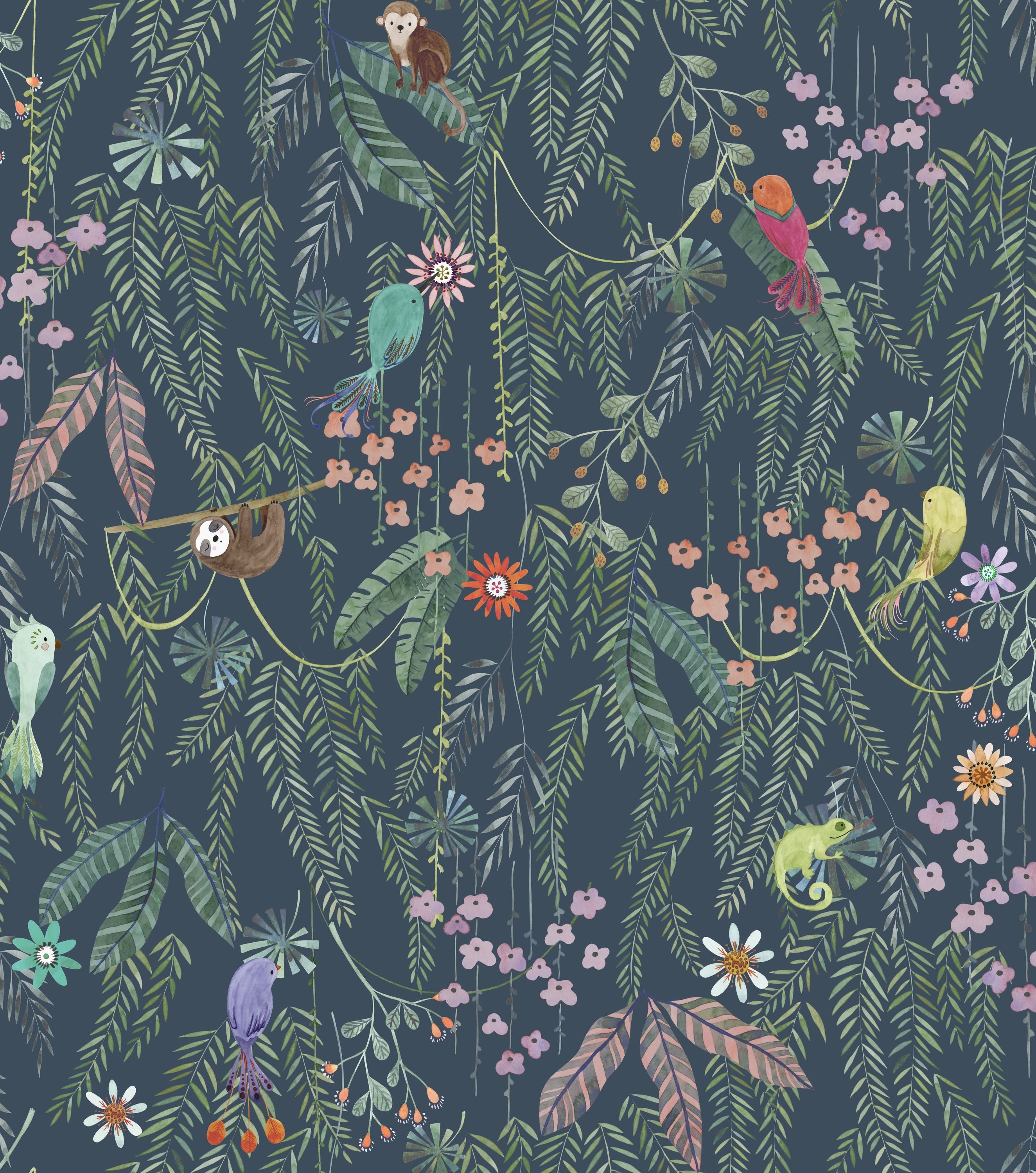 Papel pintado infantil - TROPICAL FOREST